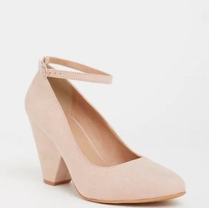 Torrid faux suede cone heel 12
